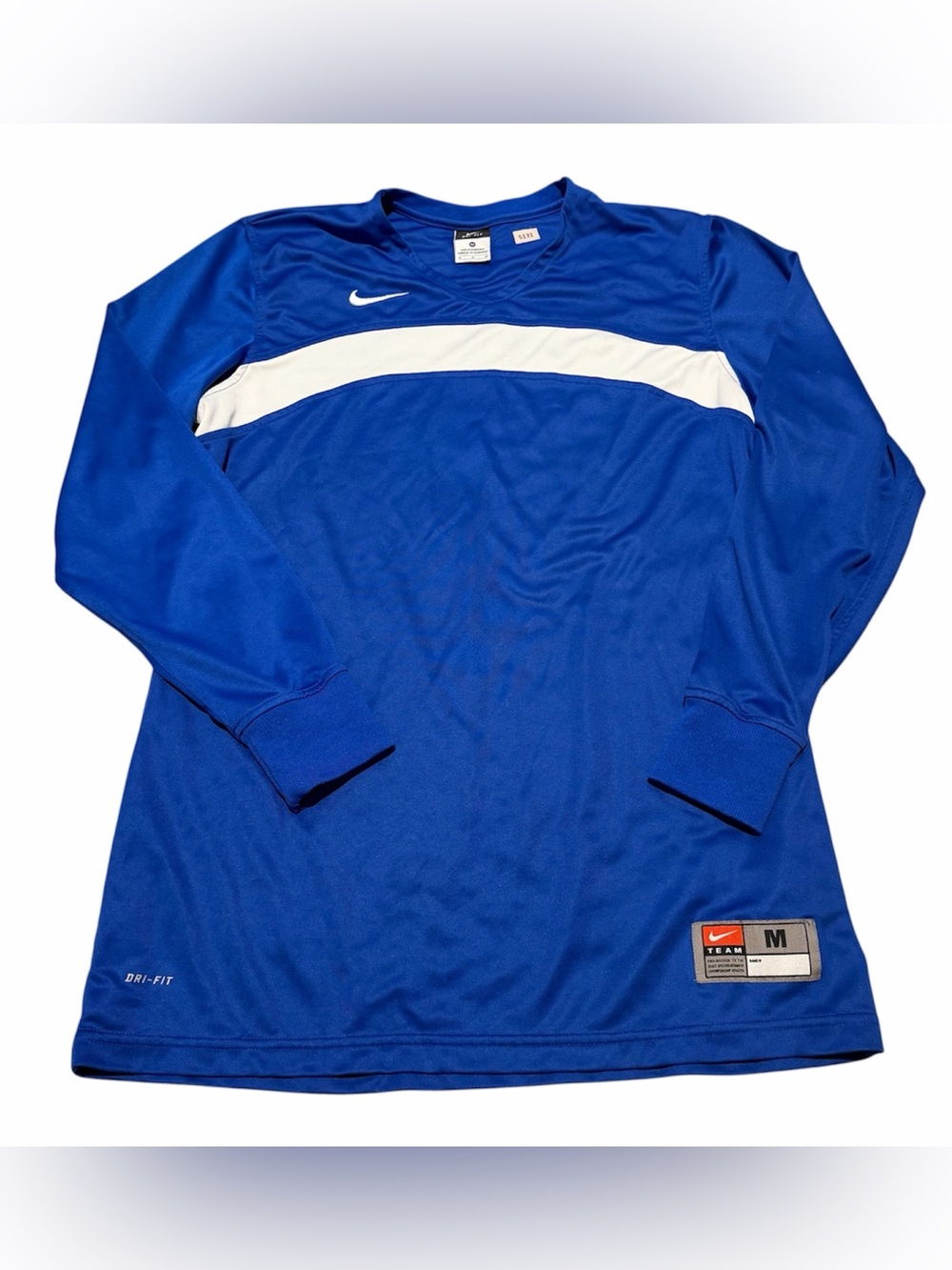 women’s nike dri-fit elite defender long sleeve shooting jersey size medium